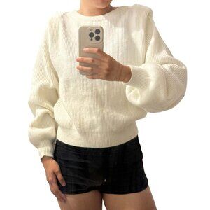 NWT Forever 21 Women White/Off-White Sweater Size Small